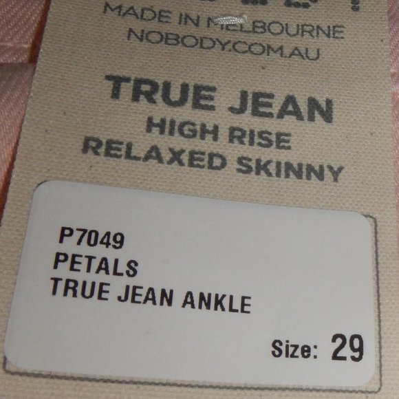 NOBODY true jean high rise relaxed skinny, sz. 29 - Picture 7 of 8